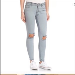 Free people jeans with knee hole!